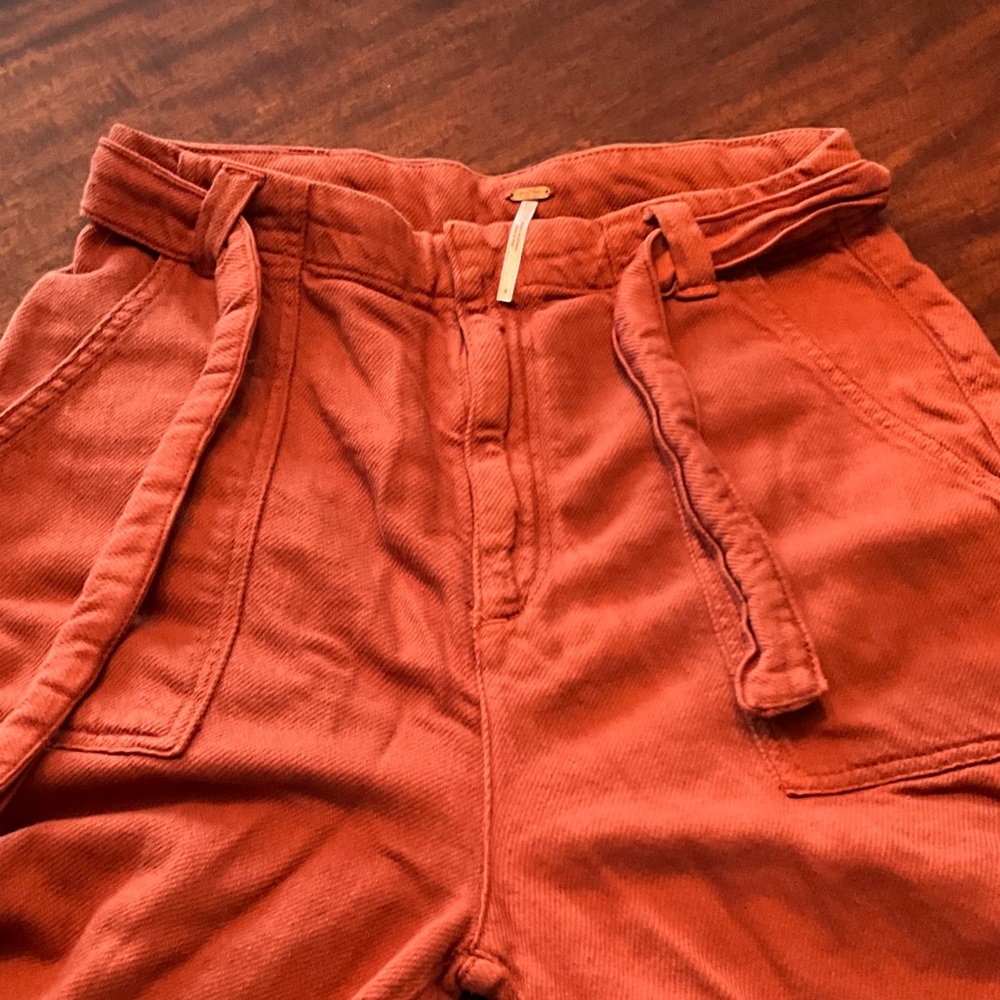 Free People Wide-Leg pants with belt